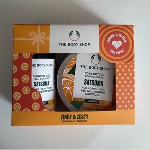 FREE ADD ON The Body Shop Satsuma Zingy & Zesty Set - Orange and White